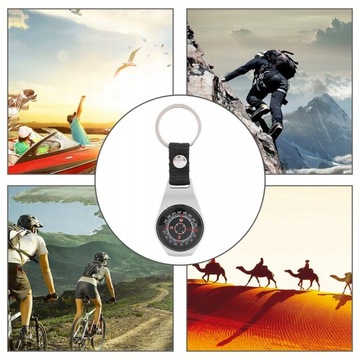 KOMPAS KIESZONKOWY BUSOLA BRELOK TURYSTYCZNY