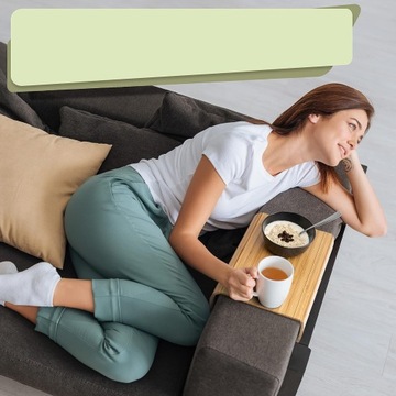 ПОДЛОКОТНИК ДЛЯ ДИВАНА ПОДДОН БАМБУК ПОДДОН ДЛЯ ДИВАНА СВЕТЛО-КОРИЧНЕВАЯ ПОДКЛАДКА