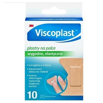 VISCOPLAST PLASTRY NA PALCE 44,5X51MM 10SZT