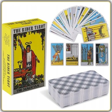НАБОР КЛАССИЧЕСКИХ КАРТ ТАРО THE Rider TAROT, 78 ЧАСТЕЙ КАРТЫ ГАДАНИЯ