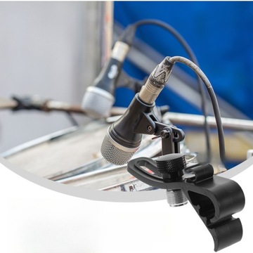 ДЕРЖАТЕЛЬ ЗАЖИМА ДЛЯ МИКРОФОНА С ГЛЯНЦЕВЫМ ОБОДОМ КРЕПЛЕНИЕ БАРАБАНА