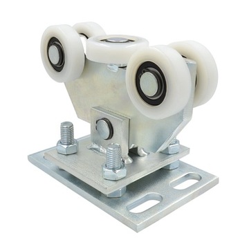 КОМПЛЕКТ ТЕЛЕЖЕК ДЛЯ ОТКАТНЫХ ВОРОТ 70x70x4 ПОЛИАМИДНЫЕ РОЛИКЫ