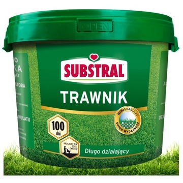 SUBSTRAL NAWÓZ DO TRAWNIKA TRAW 100dni 5KG NARTCHMIASTOWE DZIAŁANIE