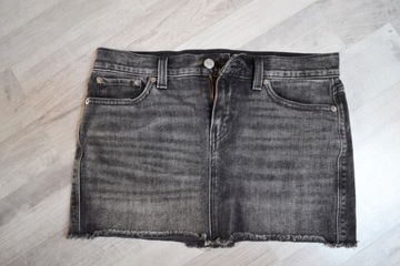 Szara spódniczka jeansowa mini Levi's M S