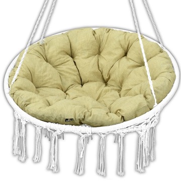 PODUSZKA NA FOTEL PAPASAN 130cm KOSZ WISZĄCY KOKON