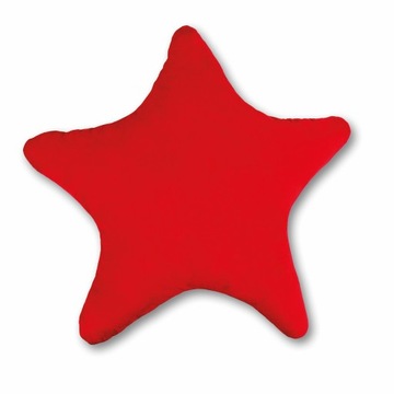 Poduszka dekoracyjna rozgwiazda czerwona ozdobna
