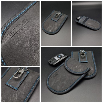 Etui na Kluczyk Keyless Klatka Faraday Blokada Sygnału 2x Pokrowiec OCHRONA