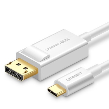 UGREEN Кабель Display Port USB-C, 1,5 м (белый)