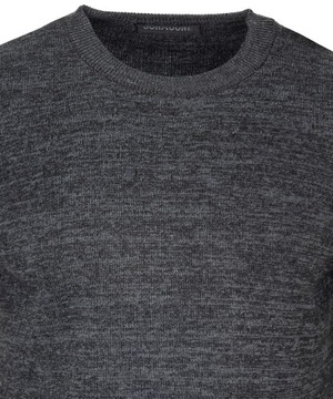 СВИТЕР МУЖСКОЙ ЭЛАСТИЧНЫЙ, ТЕМНО-СЕРЫЙ L