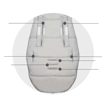 СПАЛЬНИК НА МЕХЕ ДЛЯ КОЛЯСКИ ДЛЯ ПРОГУЛКИ