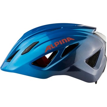 Детский велосипедный шлем Alpina Pico True Blue Gloss 50-55