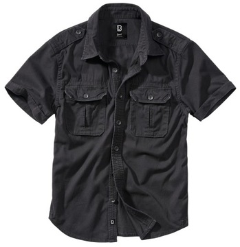 Koszula Brandit Vintage Shirt shortsleeve black 5XL