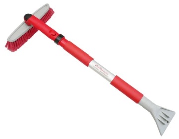 Телескопический скребок для стекол автомобиля, 126 см.