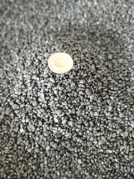 ŻWIREK OZDOBNY KAMIEŃ NA ZEWNĄTRZ CZARNE OTOCZAKI 2-4 mm 1 kg LAS W SŁOIKU