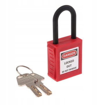 6 . Сверхмощный навесной замок с блокировкой Tagout Lock