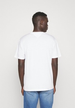 T-shirt basic FLAG biały Tommy Hilfiger Jeans M