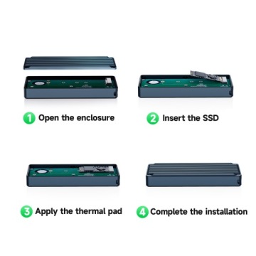 Fanxiang MP400 Enclosure Adapter SSD M2 NVMe PCIE 2W1 USB4 type C 40Gbs