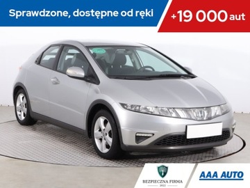 Honda Civic VIII Hatchback 5d 1.4 i 83KM 2008 Honda Civic 1.4 i-DSI, Salon Polska, GAZ, Klima