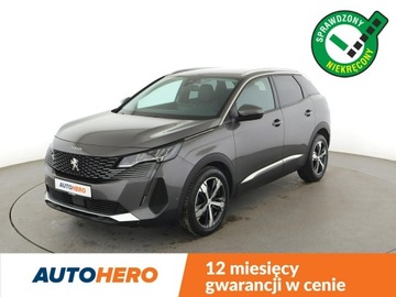 Peugeot 3008 II Crossover Facelifting  1.2 PureTech 130KM 2021 Peugeot 3008 FV23% Automat Navi Kamera cofania
