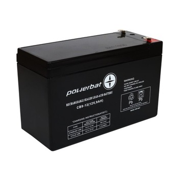 Akumulator AGM Powerbat CB9-12 12 V 9 Ah do UPS alarmu zabawek