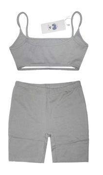 STRÓJ DO FITNESSU BIUSTONOSZ SPODENKI YOGA r. M