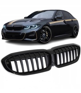 GRILL ATRAPA BMW 3 G20 G21 CZARNA M3 PERFORMANCE DOUBLE GLOSSY BLACK