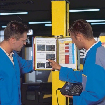 Настенный держатель для 10 панелей TARIFOLD А4