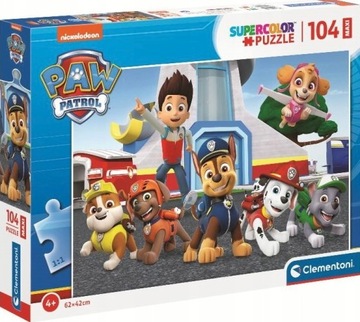 Clementoni puzzle psi patrol duże element 104 MAXI