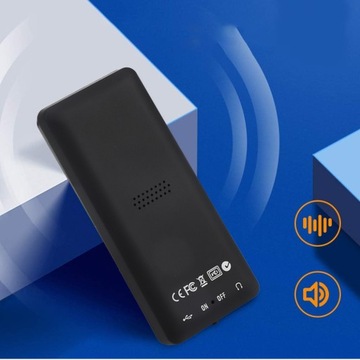 Hi-Fi MP3-плеер FM-диктофон РАДИО BLUETOOTH 5.0 16 ГБ ЧЕРНЫЙ