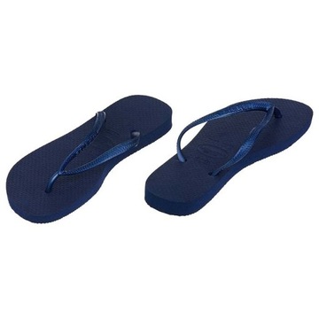 Buty Klapki Japonki Damskie Havaianas Slim Granatowe