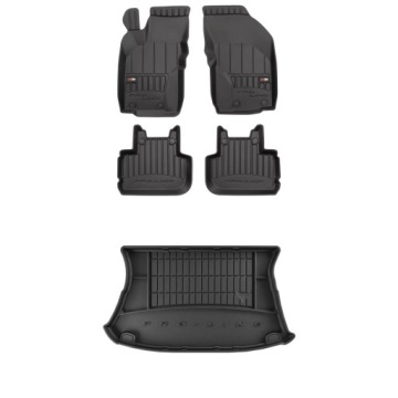 3D gumová sada koberců a rohožek Alfa Romeo 147 2000-2010 Hatchback, s doplňkem