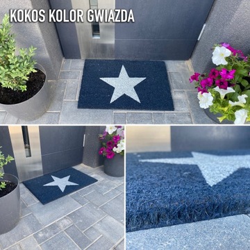 Толстый кокосовый коврик для улицы 40x60 MIX