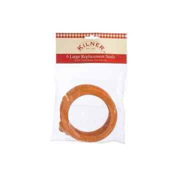 KILNER Zestaw 6 uszczelek do słoików 8,5 x 11cm