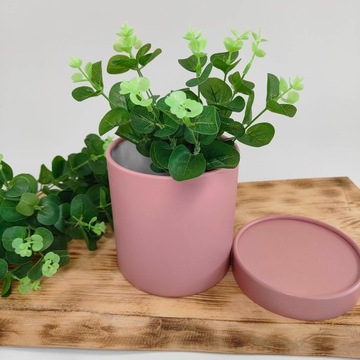 Цветочная коробочка темно-розовая