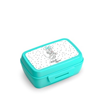 DUŻA ŚNIADANIÓWKA LUNCH BOX TURKUS MYSZKA MINNIE