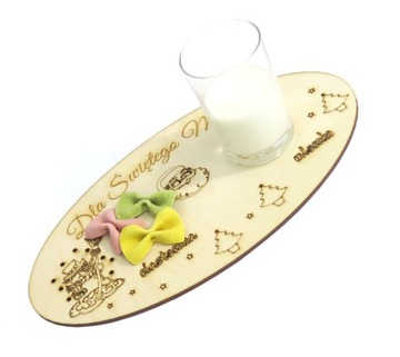 ТАРЕЛКА ДЛЯ ДЕДА МОРОЗА 250 х 138 мм AKQ1A