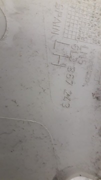 TAPICERKA SŁUPKA ŚRODEK PRAWA SEAT IBIZA 6L3867244