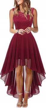 ЭЛЕГАНТНОЕ ДОвольно АСИММЕТРИЧНОЕ ПЛАТЬЕ НА СВАДЕБНЫЙ ВЫПУСК