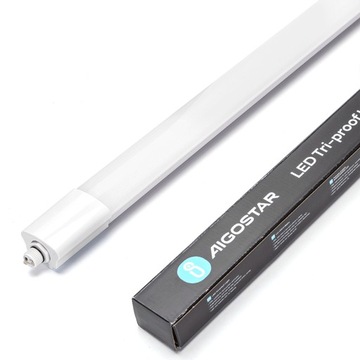 lampa garażowa LED hermetyczna 38W 4560lm 120cm 6500K IP65