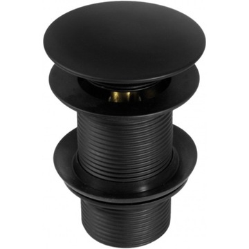 KOREK DO UMYWALKI CLICK CLACK CZARNY BEZ PRZELEWU