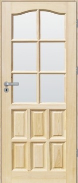 drzwi sosnowe drewniane model STANDARD