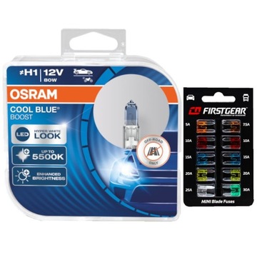 OSRAM H1 5500K COOL BLUE HYPER BOOST LED XENON
