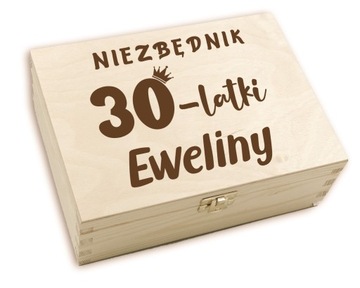 PUDEŁKO NIEZBĘDNIK PREZENT URODZINY 18 30 40 50