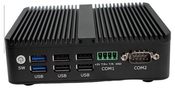 Промышленный мини-ПК без вентилятора M4 4x LAN COM DP-маршрутизатор Pfsense VPN Межсетевой экран