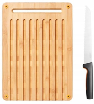 Fiskars deska do krojenia z nożem do chleba 1057551