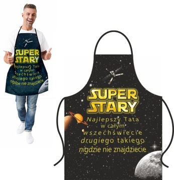 FARTUCH upominek dla taty DZIEŃ OJCA MATKI dla mamy na urodziny starego