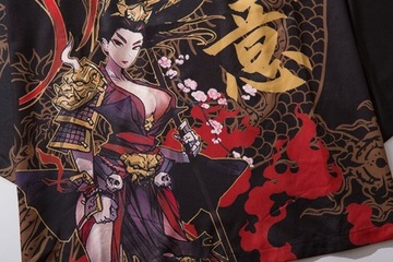 ЯПОНСКОЕ КИМОНО ХАОРИ САМУРАЙ КАНДЗИ СОВЕНИР ЛУ БУ ФАН ТЯНЬ ХУА ДЗИ L3