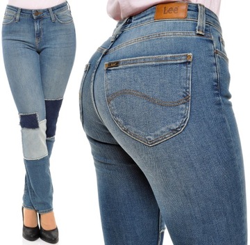 LEE spodnie JEANS slim STRAIGHT elly W27 L33