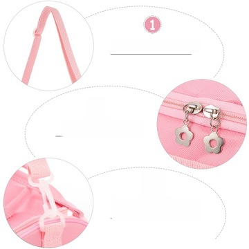 TORBA BALETOWA DLA DZIEWCZYNKI TOTE DANCE TORBY NA JEDNYM RAMIENIU LLWL