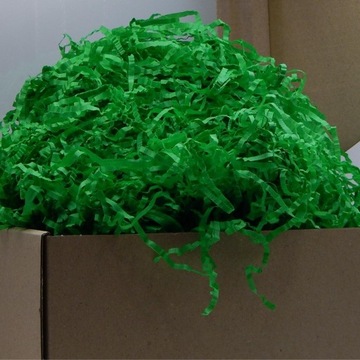 Wypełniacz Dekoracyjny Z Bibuły Zielony 50g